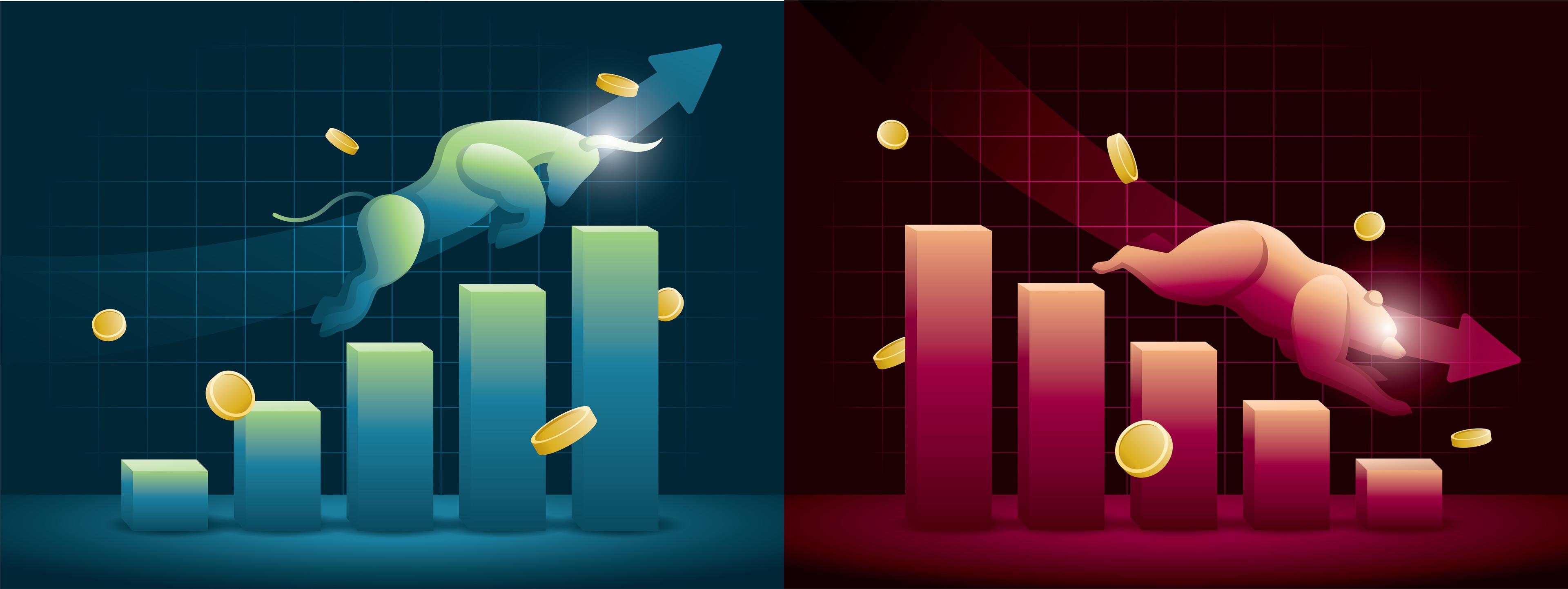 bullish and bearish trends